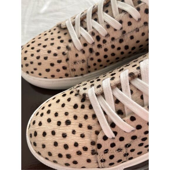 Diba True Gizz Mo Leopard Cheetah Print Lace Up Sneakers NEW - Picture 2 of 7